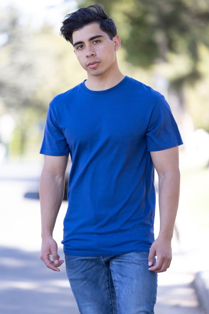 The Original Men's Bamboo Viscose/Organic Cotton Short Sleeve T-Shirt - Classic Cut mens tshirt - Lazy Paper Club
