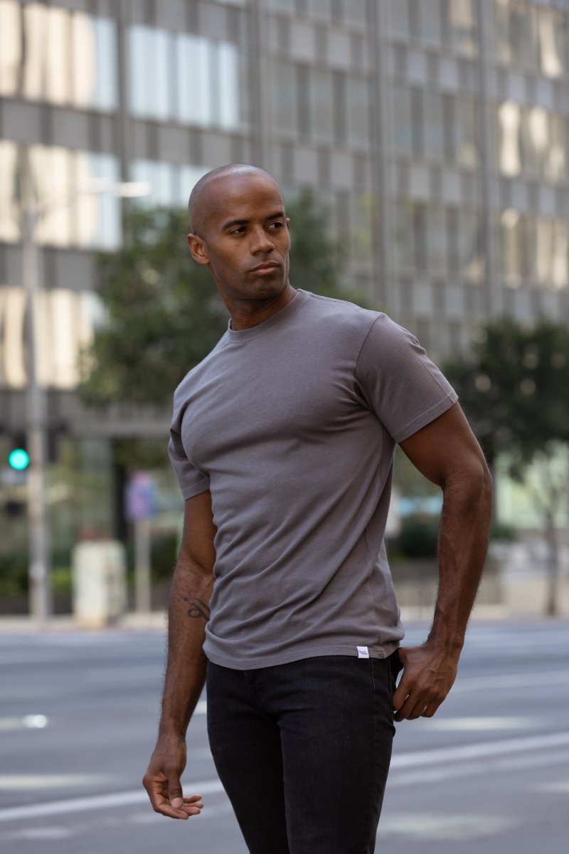 The Original Men's Bamboo Viscose/Organic Cotton Short Sleeve T-Shirt - Classic Cut mens tshirt - Lazy Paper Club