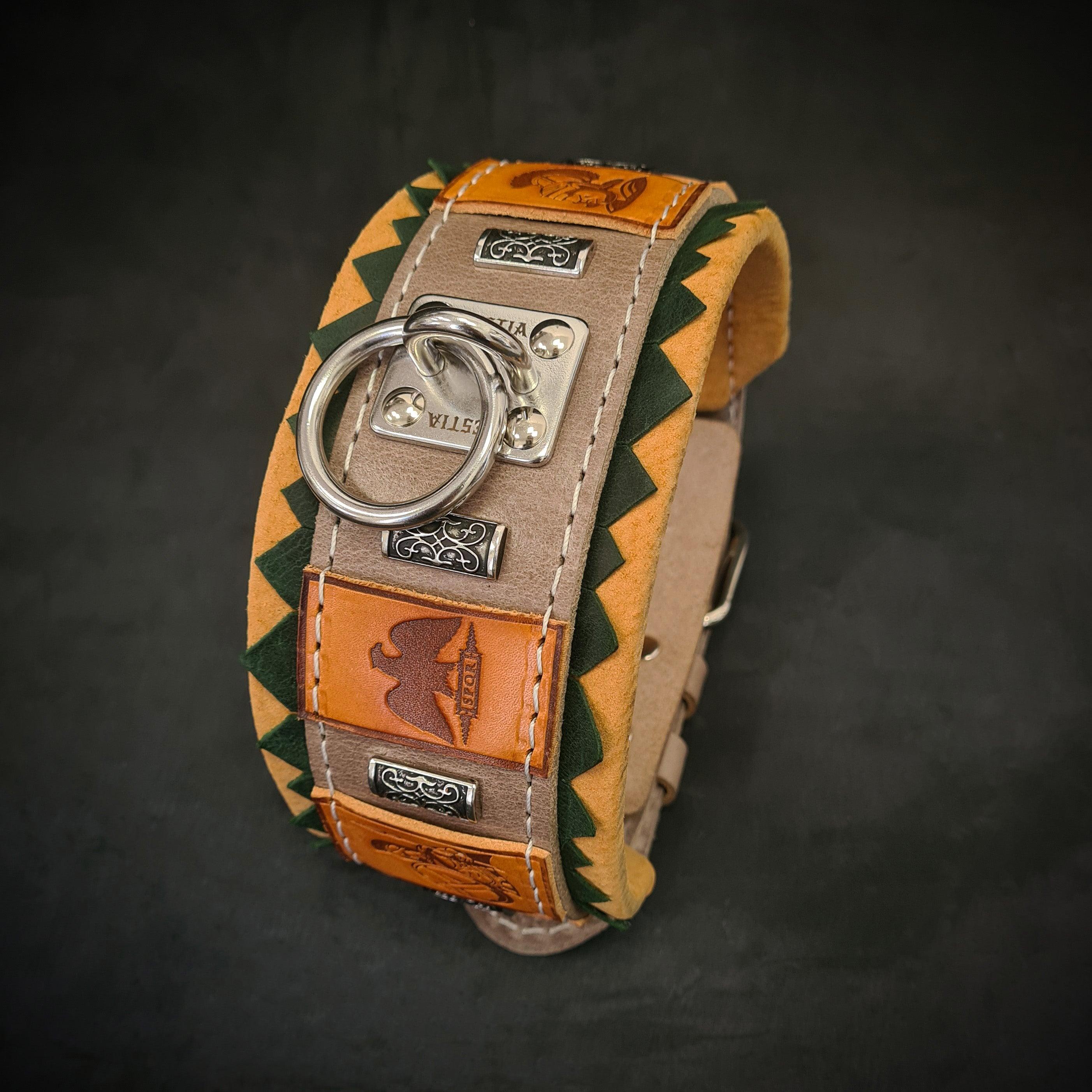 The ''SPQR'' Dog Collar Collars - Lazy Paper Club