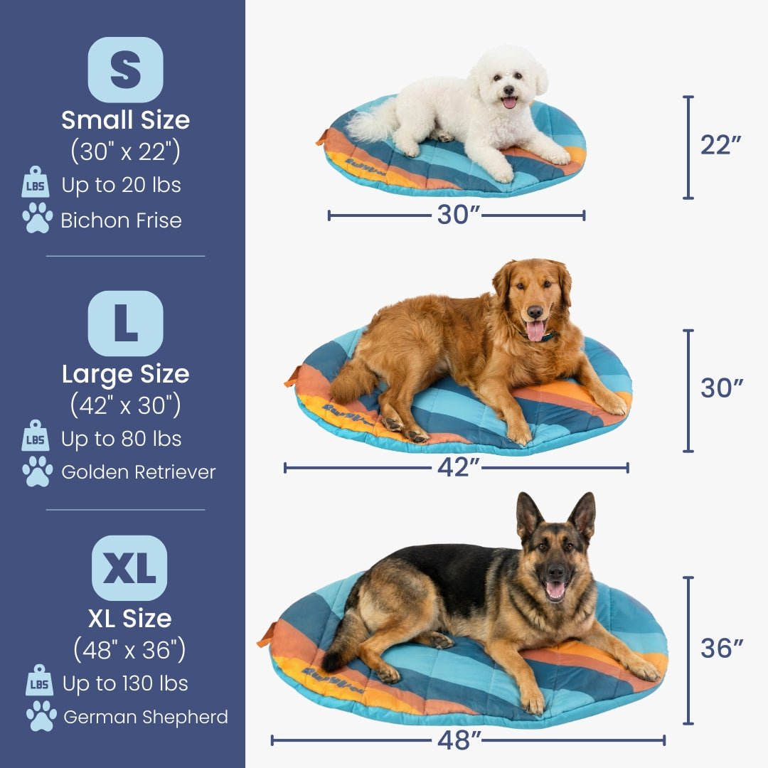 Travel Dog Bed - Foldable & Packable for Travel, Road Trip, Camping Travel Dog Bed - Lazy Paper Club