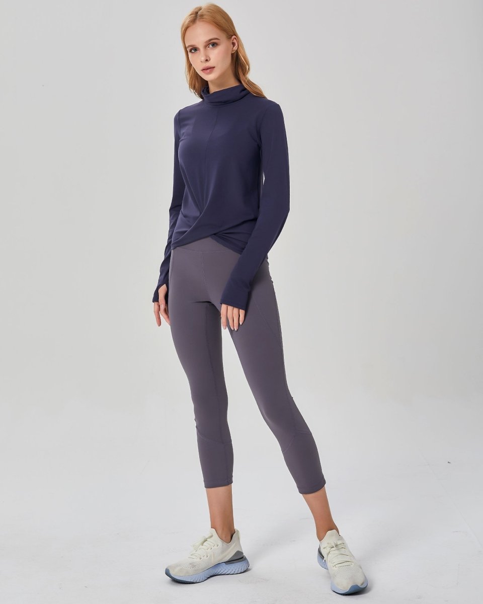 Turtle- Cowl Neck Coziplex™ Long Sleeve - Lazy Paper Club