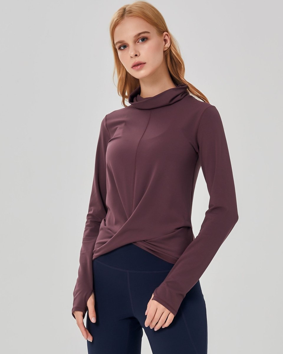Turtle- Cowl Neck Coziplex™ Long Sleeve - Lazy Paper Club