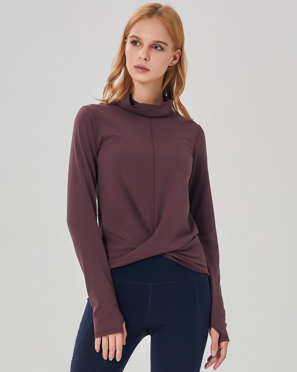 Turtle- Cowl Neck Coziplex™ Long Sleeve - Lazy Paper Club