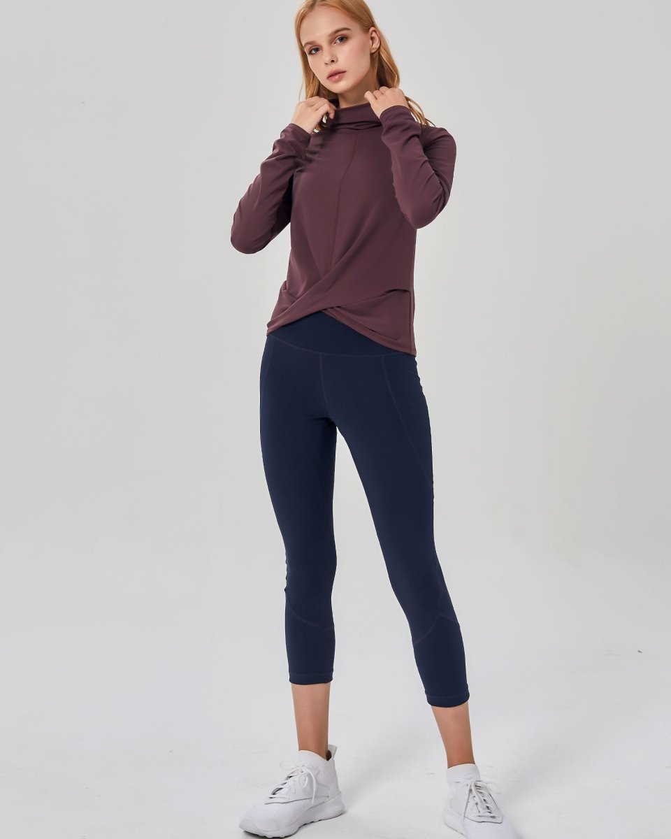 Turtle- Cowl Neck Coziplex™ Long Sleeve - Lazy Paper Club