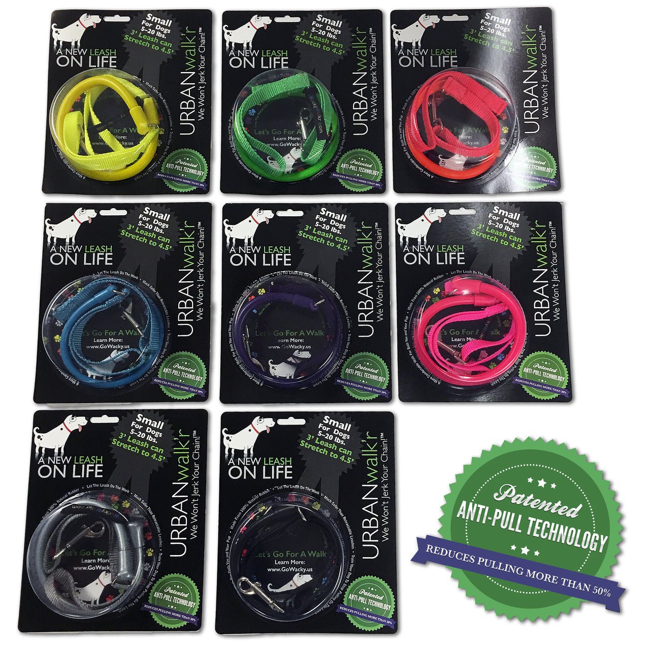 Urban Walk'r - Shorter No Pull Leash - Lazy Paper Club