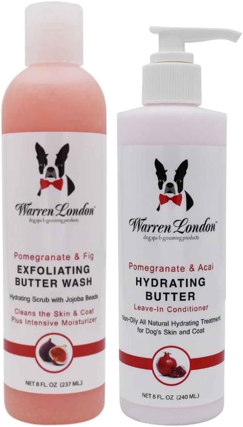 Warren London Dog Shampoo Conditioner Combo Detangler Moisturizer 8oz - Lazy Paper Club