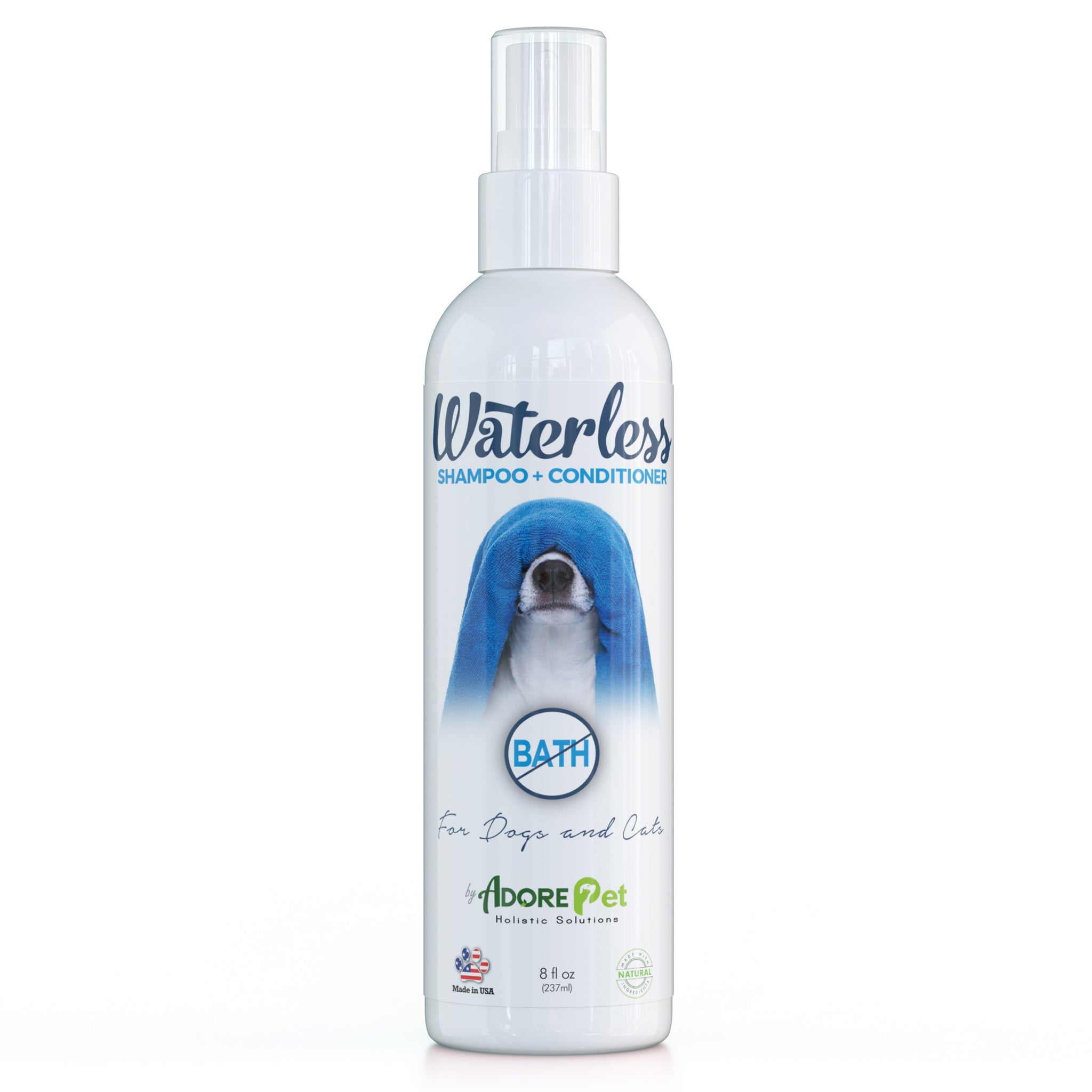Waterless Dog Shampoo + Conditioner - #Lazy Paper Club#