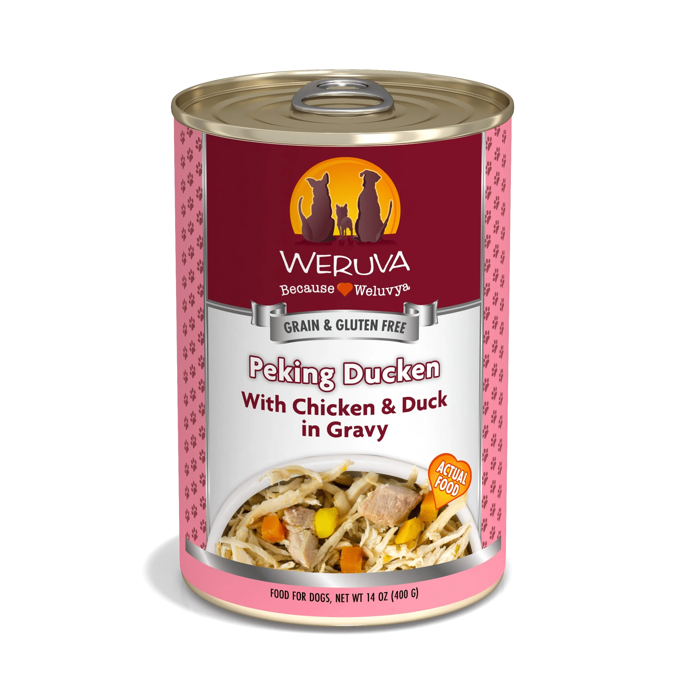Weruva Peking Ducken Wet Dog Food (14oz) Wet Dog Food - Lazy Paper Club