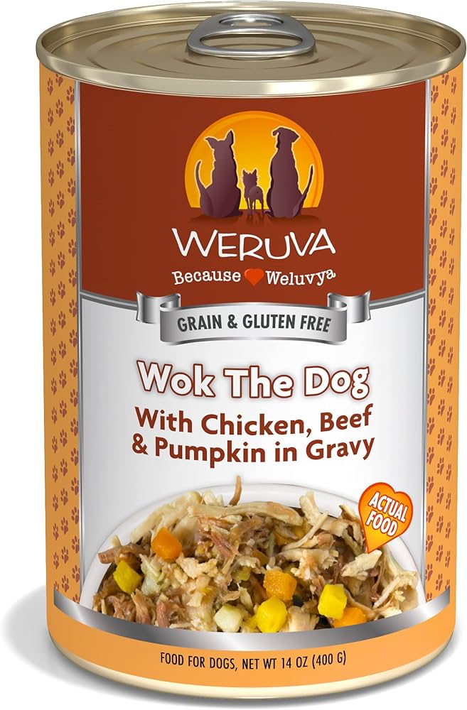 Weruva Wok The Dog Wet Dog Food (14oz) Wet Dog Food - Lazy Paper Club