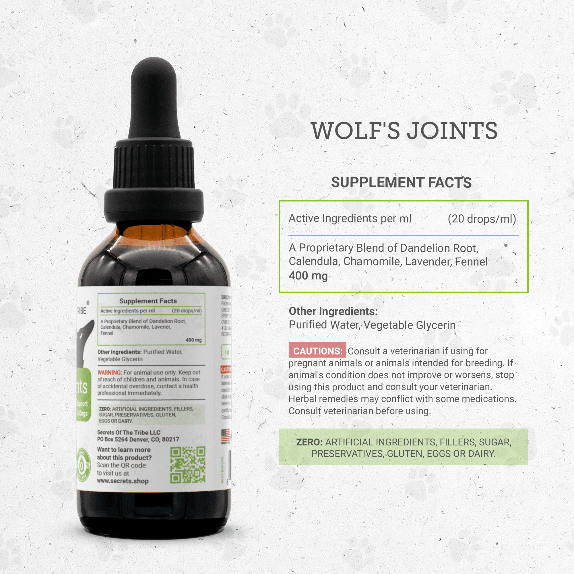 Wolf's Joints - Healthy Joint Support in Dogs Pet Blend - Lazy Paper Club