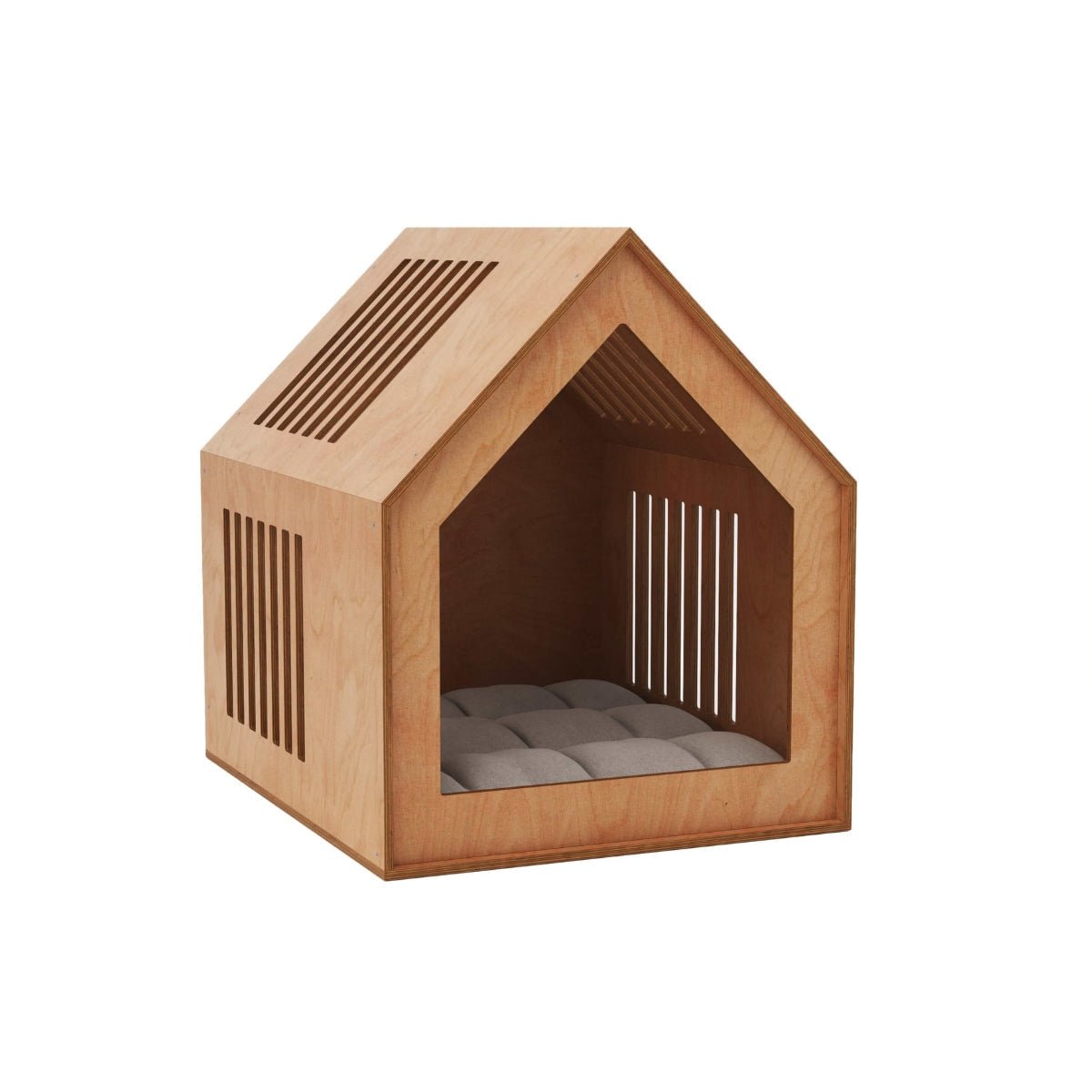 Wooden Indoor Dog House Pet House - Lazy Paper Club