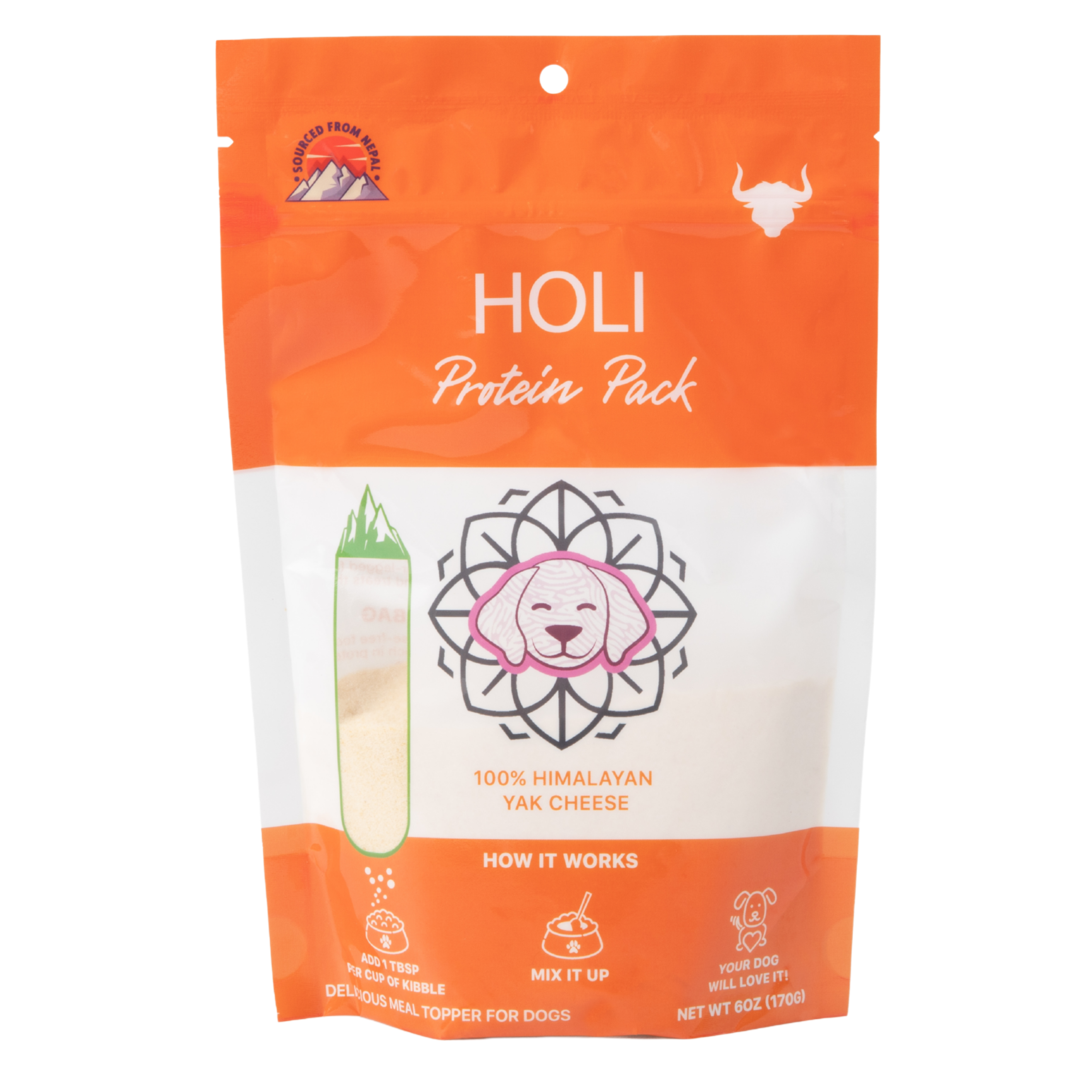 Dehydrated Himalayan Yak Cheese Dog Food Topper