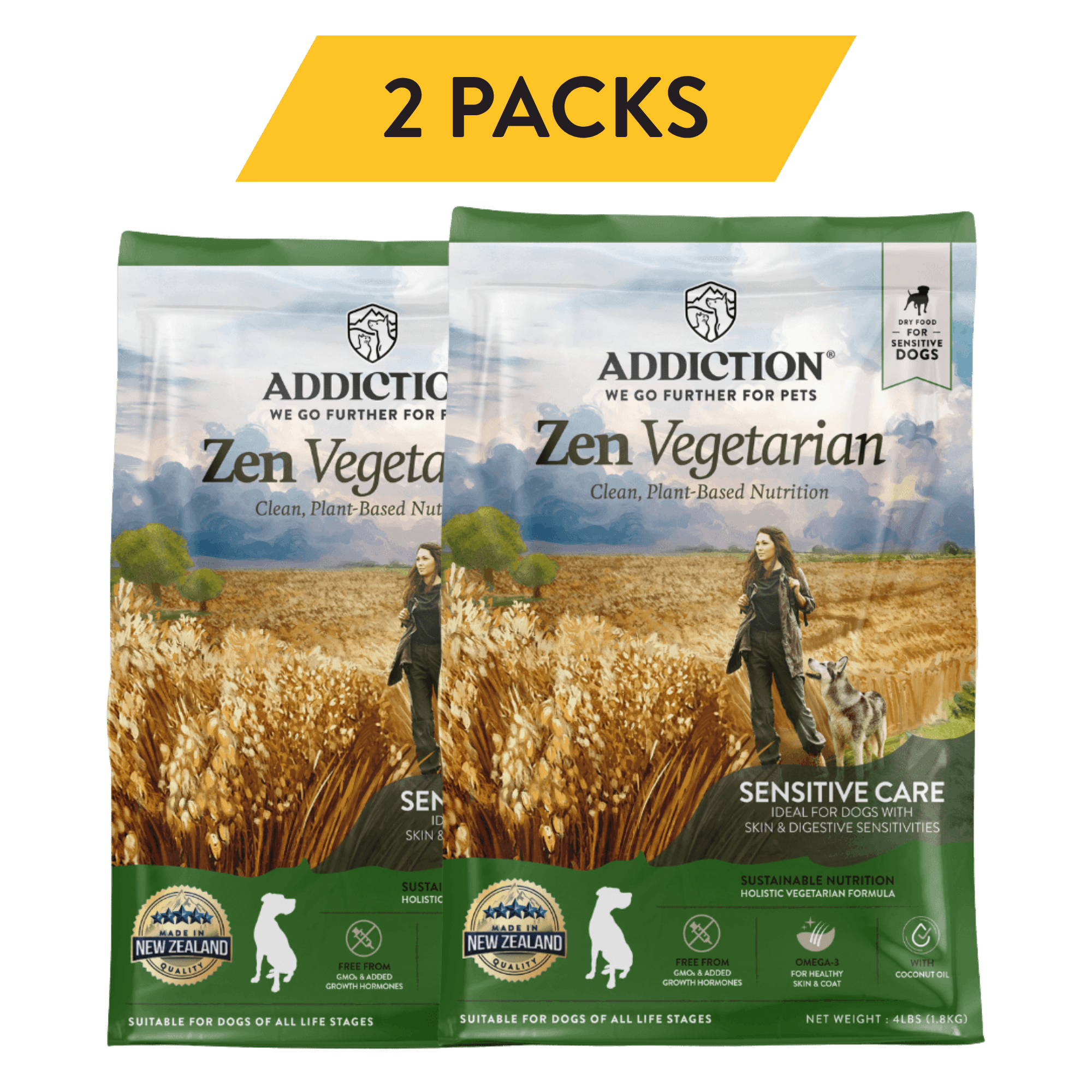 Zen Vegetarian Dry Dog Food Vegan Dry Dog Food - Lazy Paper Club